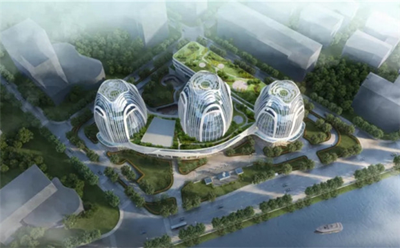 Guangzhou Baiyunshan's Development and Marketing Headquarters celebrates topping out